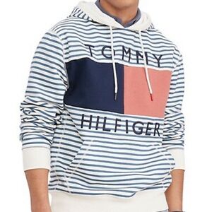 Tommy Hilfiger Quinn Nautical Stripe Hooded Sweatshirt